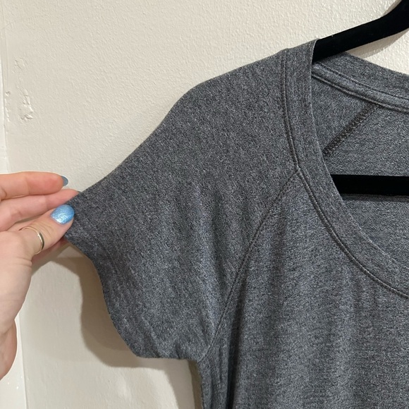 Gray Long Length Top - Picture 4 of 5